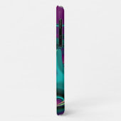 未来的抽象芸術3Dメタリックレインボーアート Case-Mate iPhoneケース (裏面/左)