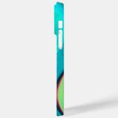 未来的抽象芸術3Dメタリックレインボーアート Case-Mate iPhoneケース (裏面 / 左)