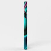 未来的抽象芸術3Dメタリックレインボーアート Case-Mate iPhoneケース (裏面/右)