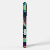 未来的抽象芸術3Dメタリックレインボーアート Case-Mate iPhoneケース (裏面 / 右)