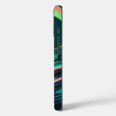 未来的抽象芸術3Dメタリックレインボーアート Case-Mate iPhoneケース (裏面 / 左)
