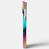未来的抽象芸術3Dメタリックレインボーアート Case-Mate iPhoneケース (裏面 / 左)