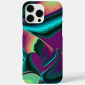 未来的抽象芸術3Dメタリックレインボーアート Case-Mate iPhoneケース (裏面)