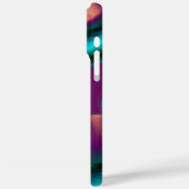 未来的抽象芸術3Dメタリックレインボーアート Case-Mate iPhoneケース (裏面 / 左)