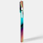 未来的抽象芸術3Dメタリックレインボーアート Case-Mate iPhoneケース (裏面 / 左)
