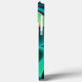 未来的抽象芸術3Dメタリックレインボーアート Case-Mate iPhoneケース (裏面 / 左)