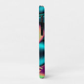 未来的抽象芸術3Dメタリックレインボーアート Case-Mate iPhoneケース (裏面/左)