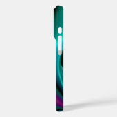 未来的抽象芸術3Dメタリックレインボーアート Case-Mate iPhoneケース (裏面 / 左)