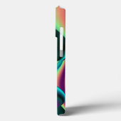未来的抽象芸術3Dメタリックレインボーアート Case-Mate iPhoneケース (裏面 / 左)