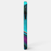 未来的抽象芸術3Dメタリックレインボーアート Case-Mate iPhoneケース (裏面/左)