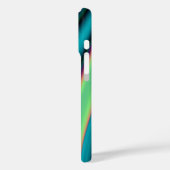 未来的抽象芸術3Dメタリックレインボーアート Case-Mate iPhoneケース (裏面 / 左)