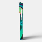 未来的抽象芸術3Dメタリックレインボーアート Case-Mate iPhoneケース (裏面 / 左)