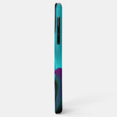 未来的抽象芸術3Dメタリックレインボーアート Case-Mate iPhoneケース (裏面/左)