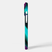 未来的抽象芸術3Dメタリックレインボーアート Case-Mate iPhoneケース (裏面 / 左)