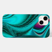 未来的抽象芸術3Dメタリックレインボーアート Case-Mate iPhoneケース (裏面 (横))