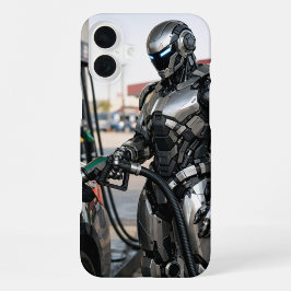 未来的燃料ステーション iPhone 16 PLUSケース