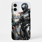 未来的燃料ステーション iPhoneケース (裏面)