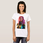 未来的美しい Tシャツ (正面フル)