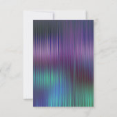 未来的色彩ぼかしブランク招待デザイン 招待状 (裏面)