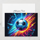 未来的電気サッカー・ライトニングボール シーズンカード (正面/裏面)