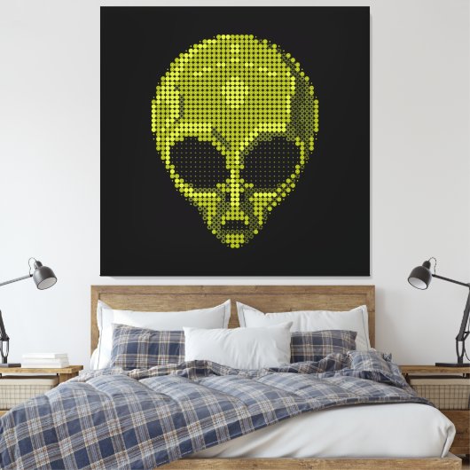 未来的&コズミックデコル キャンバスプリント (インサイチュ (寝室))