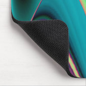 未来的、抽象芸術レインボー マウスパッド (コーナー)