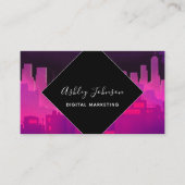 未来的Sci-Fiレトロシティデジタルマーケティング 名刺 (正面)