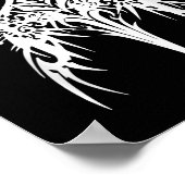 未来的Sigil Butteryfly Cyber Tattoo Cybersigi ポスター (角)