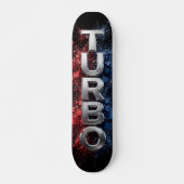 未来的TURBOクロムデザイン 3D スケートボード (正面)
