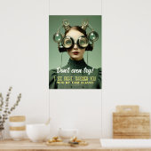 未来的X線ビジョン – 見る ポスター (キッチン)