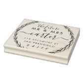 未来素朴のミセス結婚差出人住所 ラバースタンプ (スタンプ)