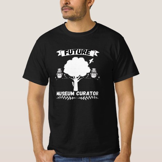 未来美術館キュレーター – 職業 Tシャツ (正面)