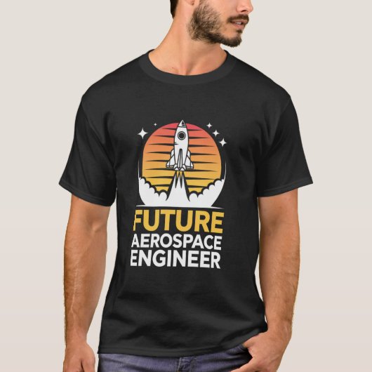 未来航空宇宙技術者学校エンジニアリング学Gradu Tシャツ (正面)