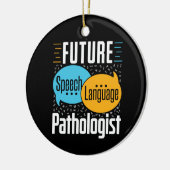 未来言語病理学者SLP セラミックオーナメント (左)