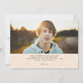 未来計画2写真卒業招待状 招待状 (裏面)