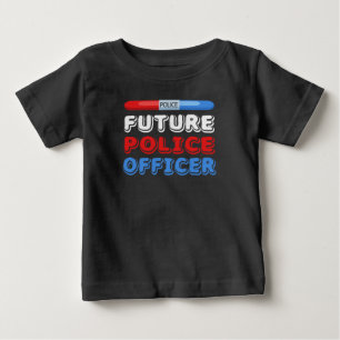 未来警察官ベビーTシャツ ベビーTシャツ