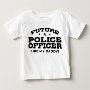 未来警察官 ベビーTシャツ
