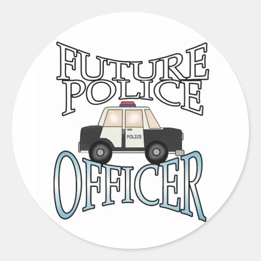 未来警察官 ラウンドシール (正面)