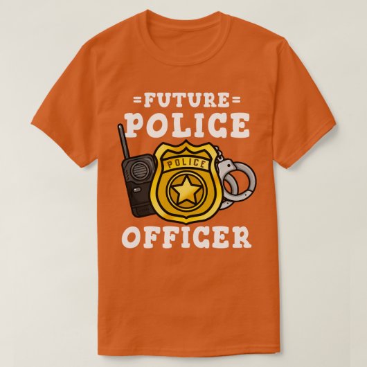 未来警察官 Tシャツ (デザイン正面)