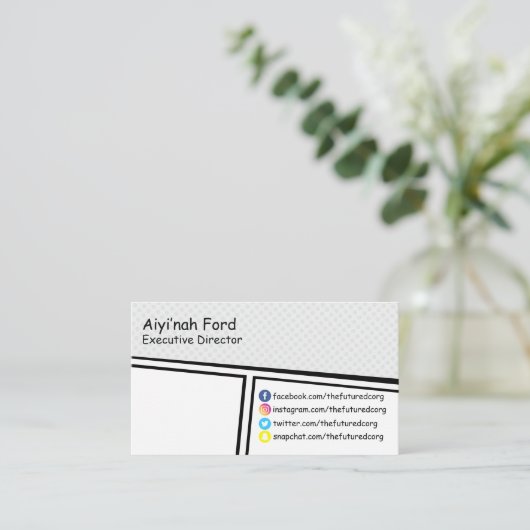 未来財団 名刺 (スタンド正面)
