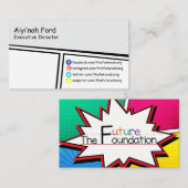 未来財団 名刺 (正面/裏面)