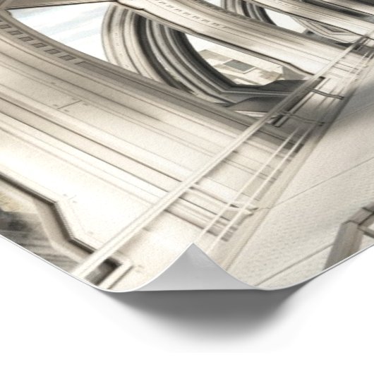 未来都市の中 ポスター (角)