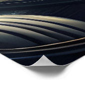 未来都市の宇宙船 ポスター (角)