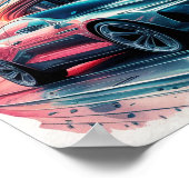 未来都市の車 ポスター (角)