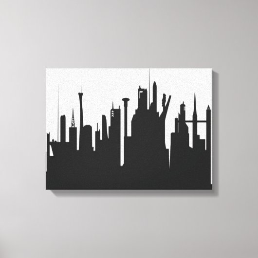 未来都市スカイライン キャンバスプリント (正面)