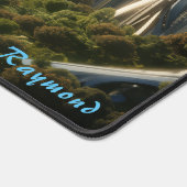 未来都市パーソナライズされたランドスケープデスクマット デスクマット (コーナー)