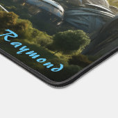 未来都市パーソナライズされたランドスケープデスクマット デスクマット (コーナー)