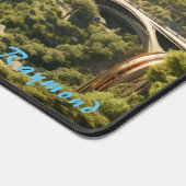 未来都市パーソナライズされたランドスケープデスクマット デスクマット (コーナー)