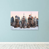 未来都市 キャンバスプリント (インサイチュ (ウッドフロア))