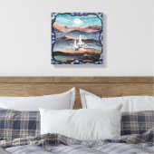 未来都市 キャンバスプリント (インサイチュ (寝室))